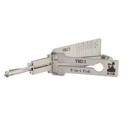 Original Lishi ORIGINAL LISHI: Mercedes Smart Flat 8-Cut YM23 2-in-1 Pick OLS-YM23
